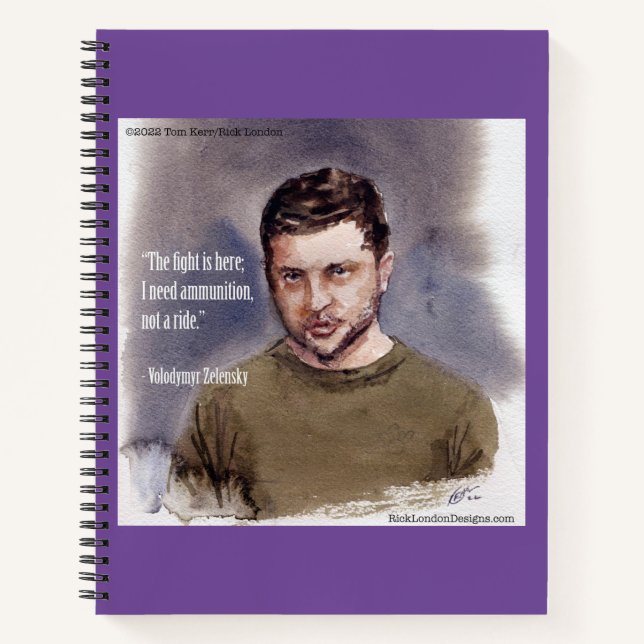 Zelensky, Volodymir Notebook (Front)