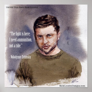 Zelensky, Volodymir Poster