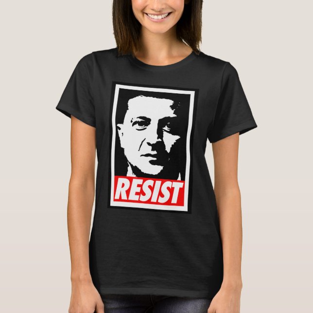 Zelenskyy - Resist Support Ukraine I Stand With Uk T-Shirt (Front)