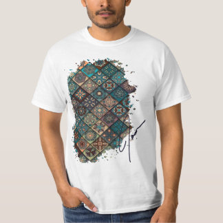 zelij desgin t-shirt