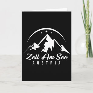 Zell Am See Austria Ski Resort Skiing Snowboarding Card