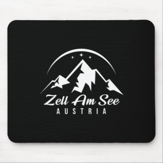 Zell Am See Austria Ski Resort Skiing Snowboarding Mouse Pad