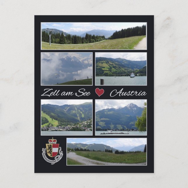 Zell am See, Autriche carte postale (Devant)