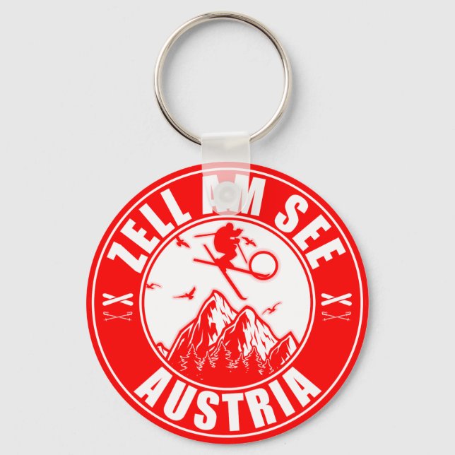 Zell Am See Salzburg Austria Keychain (Front)