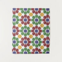 zellige Pattern Moroccan Ceramic Art Traditional