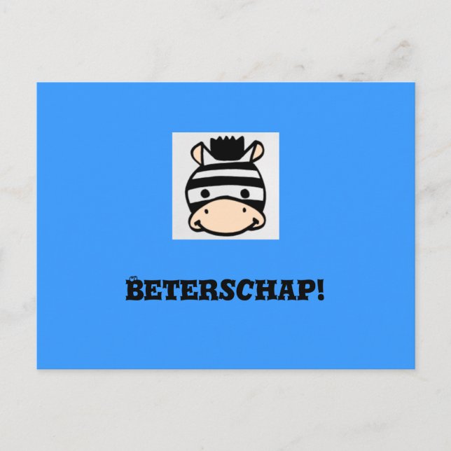 Zemo Beterschap Postcard (Front)