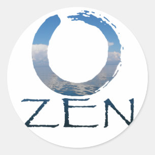 zen-2 classic round sticker