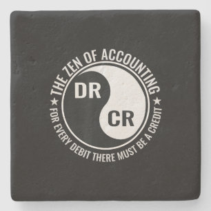 Zen Accounting Major Degree Funny Accountant Stone Coaster