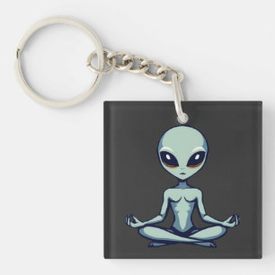 Zen Alien Keychain