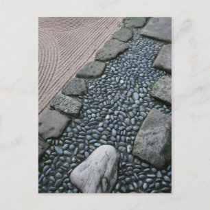 Zen and Abstract Garden Postcard