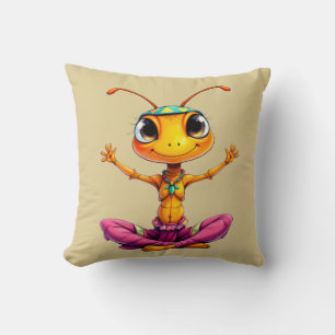 Zen Ants  Throw Pillow