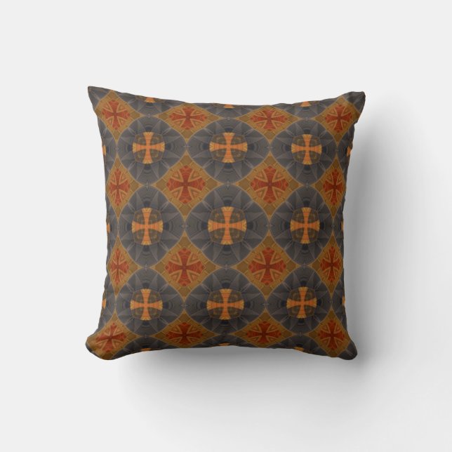 Zen Archer Throw Pillow (Front)