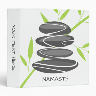 Zen art galet yoga méditation spa salon classeur