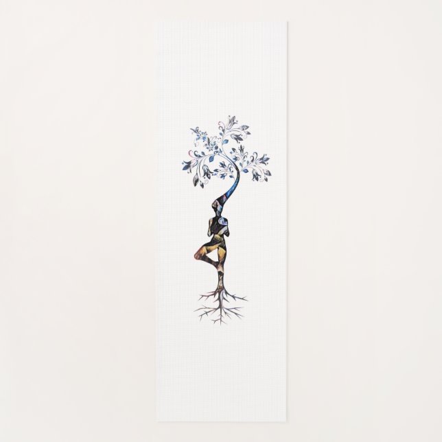 Zen Art Grow Like A Tree Yoga Mat (Front)