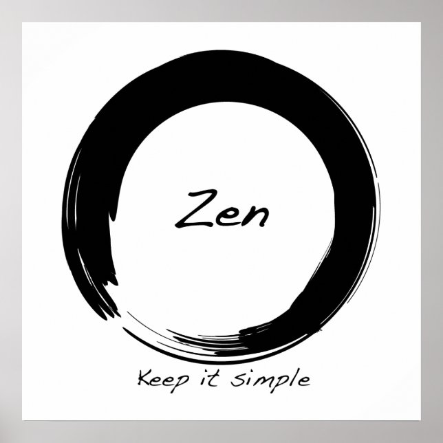 Zen Art Poster (Front)
