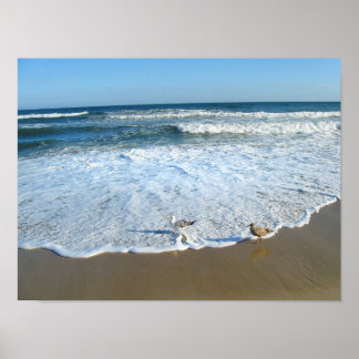 Zen at the Beach Poster