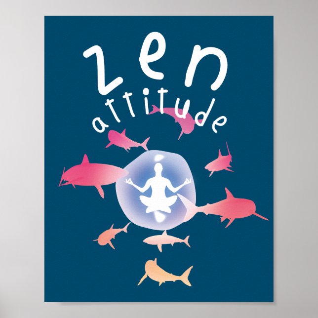 Zen Attitude Poster (Front)