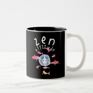 Zen Attitude Two-Tone Coffee Mug
