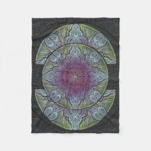 Zen Awakening, reiki, healing, chakra Fleece Blanket