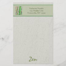 'Zen Bamboo' Stationery