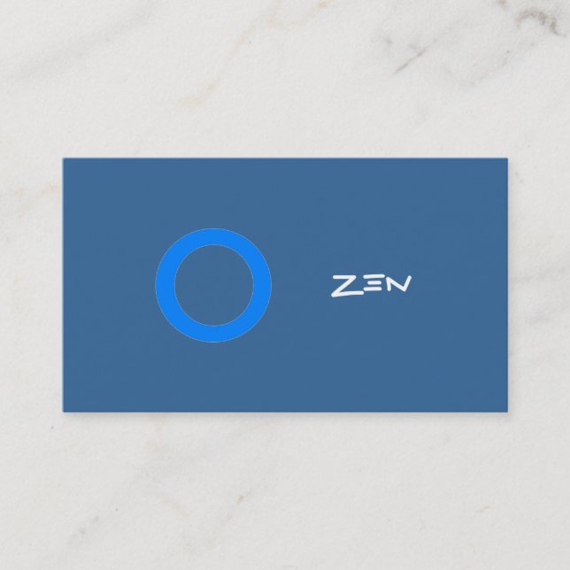 zen BC Business Card (Front)