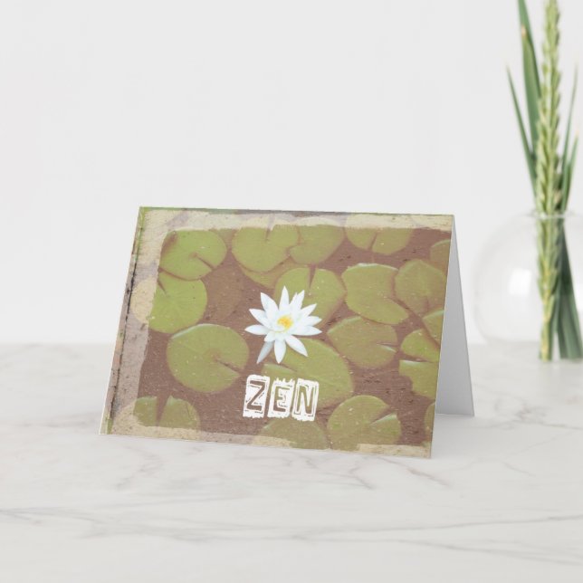 Zen Birthday Card (Front)
