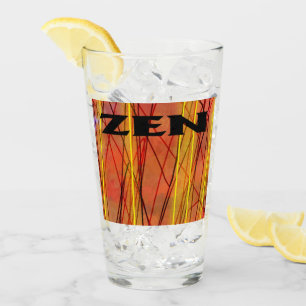Zen black wire glass tumbler