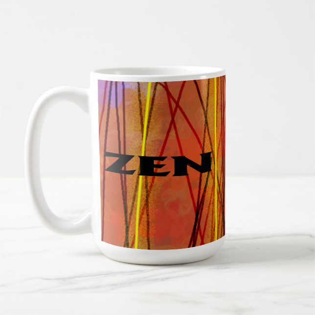 Zen black wire mug (Left)