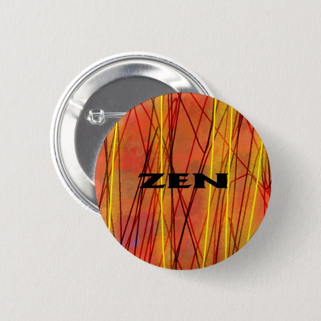 Zen black wire standard round button (Front & Back)