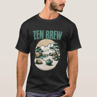 Zen Brew Spiritual Tea Meditation Yoga Tea Lover D T-Shirt