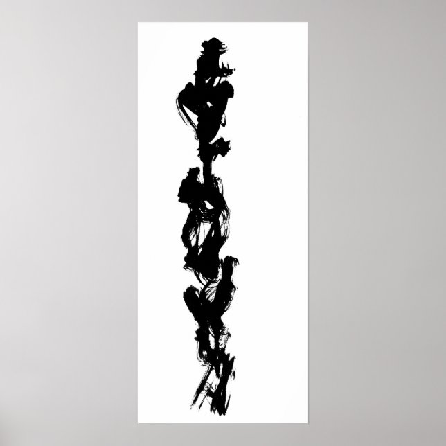 Zen Brush Painting 2 Poster (Front)