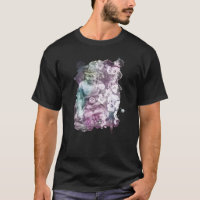 *~* Zen Buddha Flowers Pastel Black Men