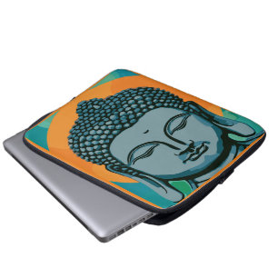 Zen Buddha Head  Laptop Sleeve
