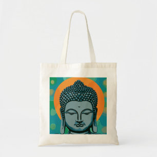 Zen Buddha Head  Tote Bag