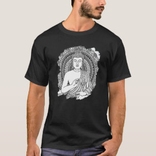 Zen Buddha Mandala Spiritual Asian Style Meditatio T-Shirt