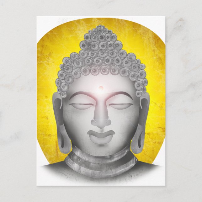 Zen Buddha Postcard (Front)