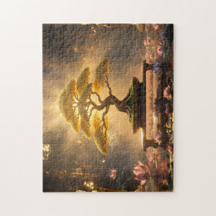 ZEN BUDDHISM - BONSAI TREE - JIGSAW PUZZLE