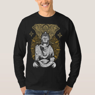 Zen Buddhism Mandala Spiritual Buddhist Elephant B T-Shirt
