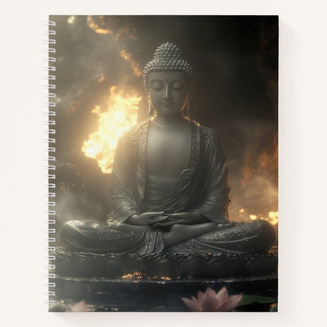 ZEN - BUDDHISM - MEDITATION NOTEBOOK (Front)