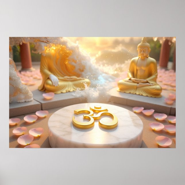 ZEN - BUDDHISM - OM POSTER (Front)