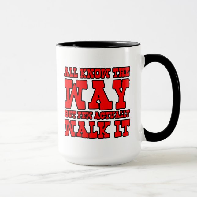 Zen Buddhism Western Style Mug (Right)