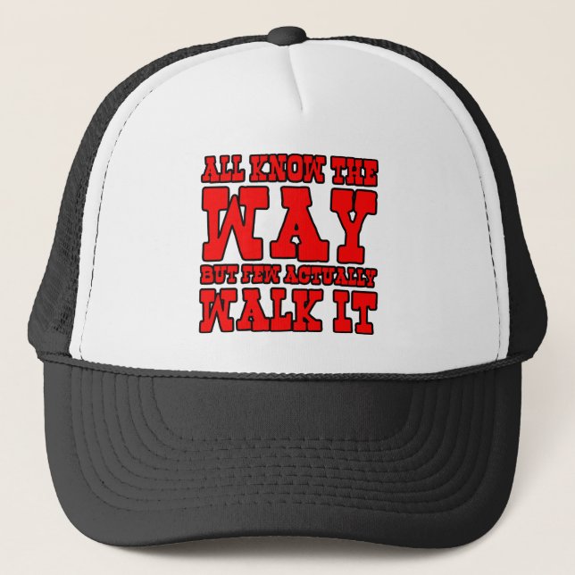 Zen Buddhism Western Style Trucker Hat (Front)