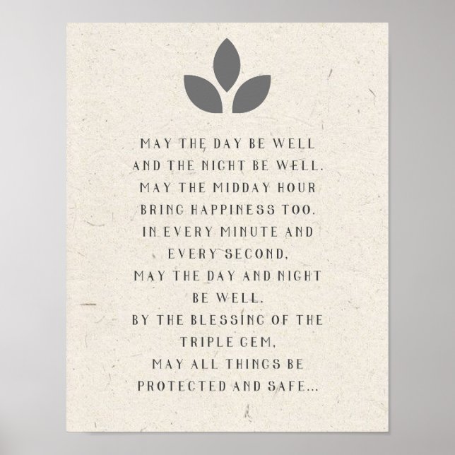 Zen Buddhism, zen saying, art print download,  (Front)