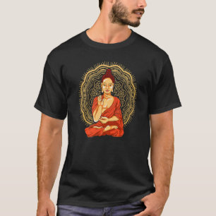 Zen Buddhist Buddhism Spiritual Meditation Mandala T-Shirt