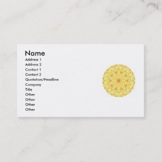 Zen Buddhist inspired mandela Business Cards