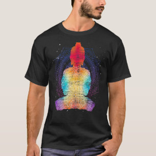 Zen Buddhist Spiritual Buddhism Mandala Colourful T-Shirt