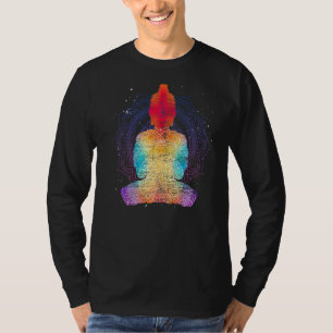 Zen Buddhist Spiritual Buddhism Mandala Colourful T-Shirt