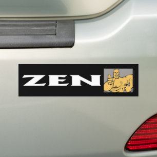 Zen bumper sticker