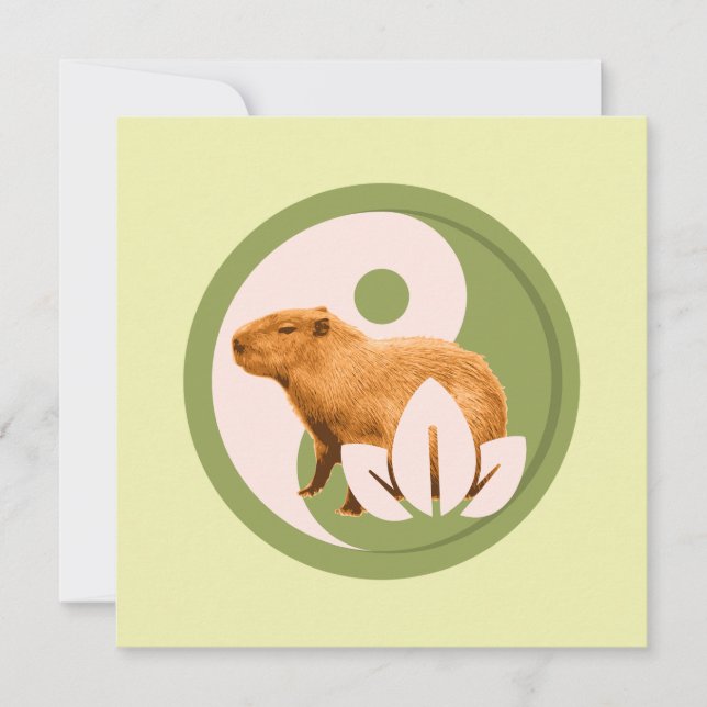 Zen Capybara Yin Yang (Front)