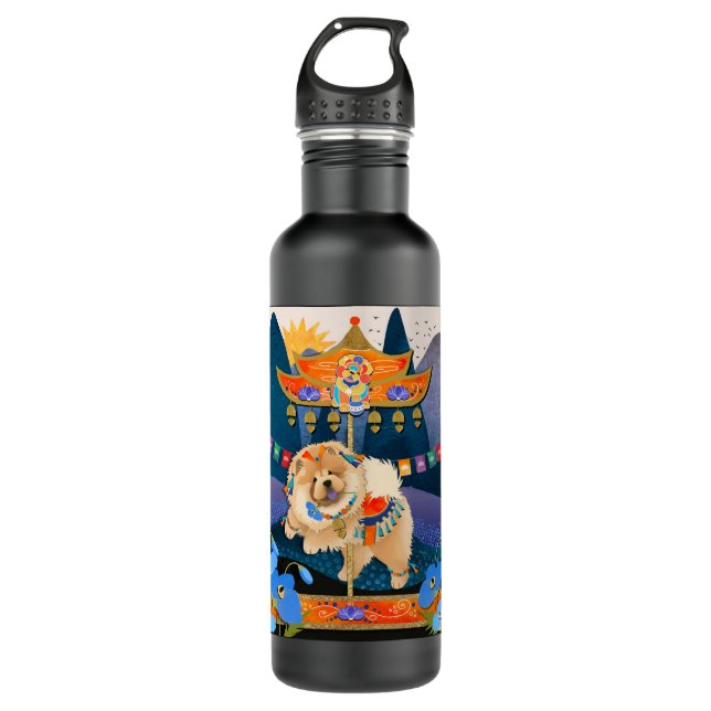 ZEN CARNIVAL Chow - bouteille d'eau (Devant)